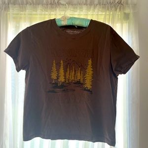 American Eagle brown T-shirt girl’s Medium